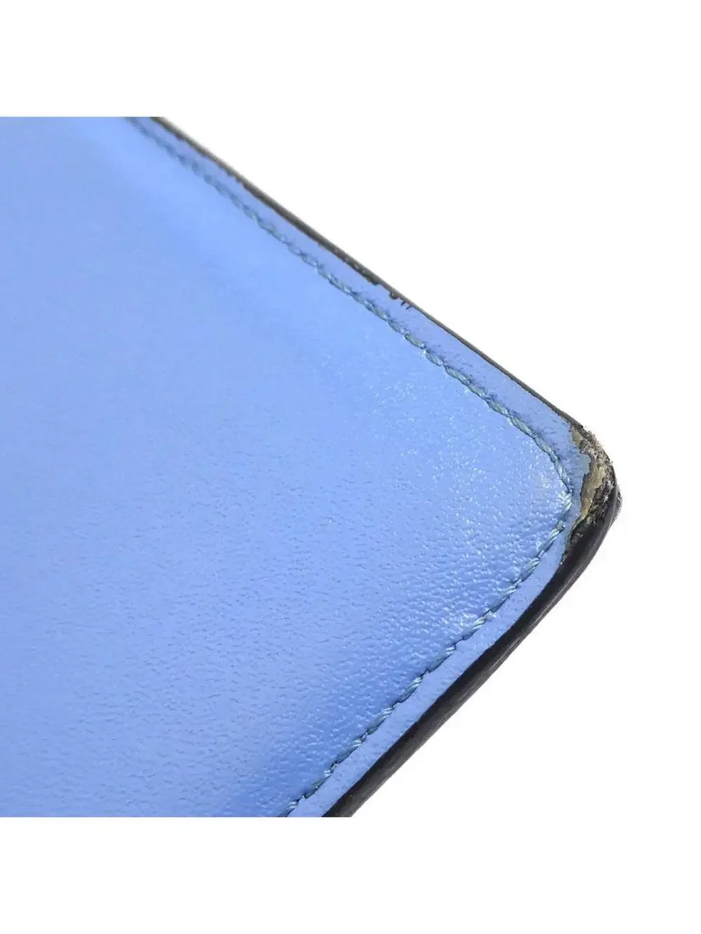 Auth Fendi F Is Coin Purse Case Blue #280388F20B